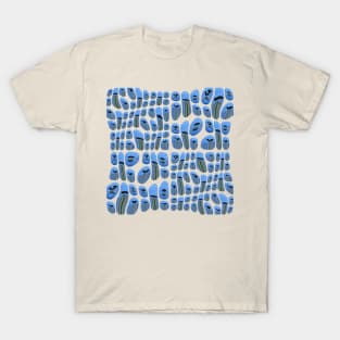 Psychedelic abstract Bird Design pattern bubbles T-Shirt